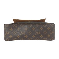 LOUIS VUITTON ルイ ヴィトン モノグラム ショルダーバッグ M51147 モノグラムキャンバス ブラウン ミニルーピング【本物保証】【中古】