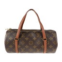 美品 LOUIS VUITTON ルイ ヴィトン パピヨン26 モノグラム ハンドバッグ M51366 モノグラムキャンバス ブラウン ゴールド金具 ビトン【本物保証】【中古】