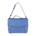 美品 BVLGARI ブルガリ フラップバッグ ショルダーバッグ 38639 レザー ブルー グレー 2WAY ハンドバッグ【本物保証】【中古】
