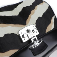 新品未使用展示品 GUCCI グッチ レディロック バンブー ハンドバッグ 331830 520981 ハラコ レザー ブラウン系【本物保証】【中古】