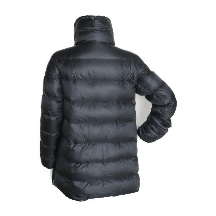 美品 MONCLER モンクレール ELEVEE GIUBBOTTO エレヴェ ダウンジャケット 表記サイズ 0 ナイロン 中綿：ダウン90％ フェザー10％ ブラック ダブルジップ【本物保証】【中古】