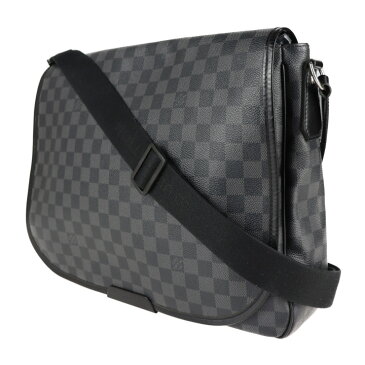 LOUIS VUITTON ルイ ヴィトン レンツォ ショルダーバッグ N51213 ダミエグラフィットキャンバス グレー【本物保証】【中古】