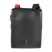 超美品 Christian Louboutin クリスチャンルブタン Benech Reporter ショルダーバッグ 1165000 レザー ブラック【本物保証】【中古】