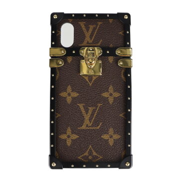 美品 LOUIS VUITTON ルイ ヴィトン アイ・トランク IPHONE X XS その他小物 M62618 モノグラムキャンバス ブラウン ビトン【本物保証】【中古】