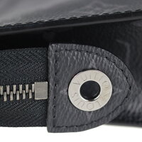 超美品 LOUIS VUITTON ルイ ヴィトン ポシェット・ヴォワヤージュMM モノグラム・エクリプス セカンドバッグ M63039 モノグラムキャンバス ブラック シルバー クラッチバッグ【本物保証】【中古】