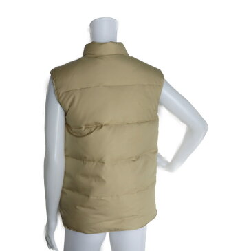 美品 BURBERRY バーバリー ダウンベスト BY228-782 ポリエステル ナイロン ダウン80% フェザー20% ベージュ リバーシブル チェック柄 表記サイズ 160A【本物保証】【中古】