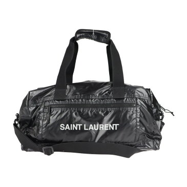 超美品 SAINT LAURENT サンローラン ダッフル ハンドバッグ 581374 ナイロン ポリエステル ブラック ボストン 2way【本物保証】【中古】