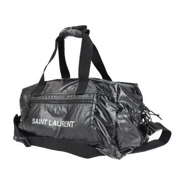 超美品 SAINT LAURENT サンローラン ダッフル ハンドバッグ 581374 ナイロン ポリエステル ブラック ボストン 2way【本物保証】【中古】