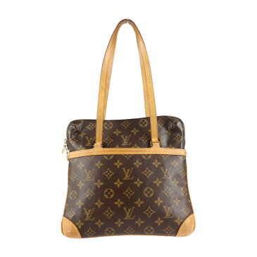 LOUIS VUITTON ルイ ヴィトン クーサンGM ショルダーバッグ M51141 モノグラムキャンバス ブラウン ショッピングバッグ トートバッグ ビトン【本物保証】【中古】