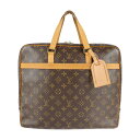 美品 LOUIS VUITTON ルイ ヴィトン ポルトドキュマン ペガス モノグラム ビジネスバッグ M53343 PVC レザー ブラウン ブリーフケース ...