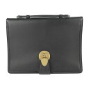 超美品 GUCCI グッチ キャットヘッド ビジネスバッグ 495655 レザー ブラック ゴールド金具 クラッチバッグ ハンドバッグ 【本物保証】【中古】