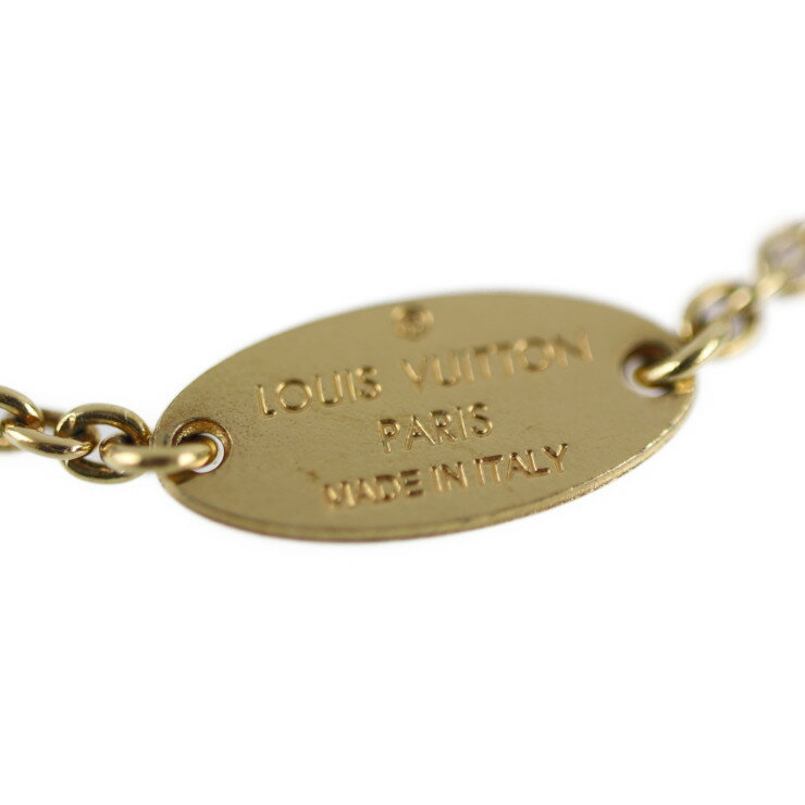 美品LOUISVUITTONルイヴィトンLVamp;MEYイニシャルブレスレットM67182メタルゴールドビトン【本物保証】【中古】