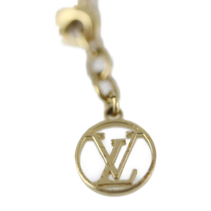 美品LOUISVUITTONルイヴィトンLVamp;MEYイニシャルブレスレットM67182メタルゴールドビトン【本物保証】【中古】