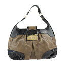 LOUIS VUITTON ルイ ヴィトン ボリー モノグラムエンボス ショルダーバッグ M95296 エンボスレザー エナメル オリーブブラウン系 ブラック ...