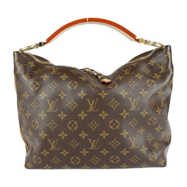 美品 LOUIS VUITTON ルイ ヴィトン シュリPM ショルダーバッグ M40586 モノグラムキャンバス レザー ブラウン セミショルダーバッグ ワンショルダーバッグ ビトン【本物保証】【中古】