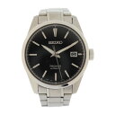 楽天3R boutique美品 SEIKO セイコー PRESAGE プレザージュ プレステージライン シャープエッジシリーズ 腕時計 SARX083/6R35-00V0 ステンレススチール シルバー ブラック文字盤 自動巻き メカニカル デイト【本物保証】【中古】