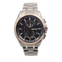 楽天3R boutique超美品 CITIZEN シチズン ダイレクトフライト アテッサ エコドライブ 腕時計 AT8047-58E スーパーチタニウム シルバー ピンクゴールド ブラック文字盤 ソーラー電波 クロノグラフ 世界限定1300本【本物保証】【中古】