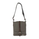 超美品 Salvatore Ferragamo サルヴァトーレ フェラガモ ガンチーニ ショルダーバッグ 24 9335 PVC レザー ブラウン系 シルバー金...