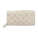美品 LOUIS VUITTON ルイ ヴィトン ジッピーウォレット モノグラム 長財布 N97773 パイソン ホワイト系 ラウンドファスナー シルバー金具 ...