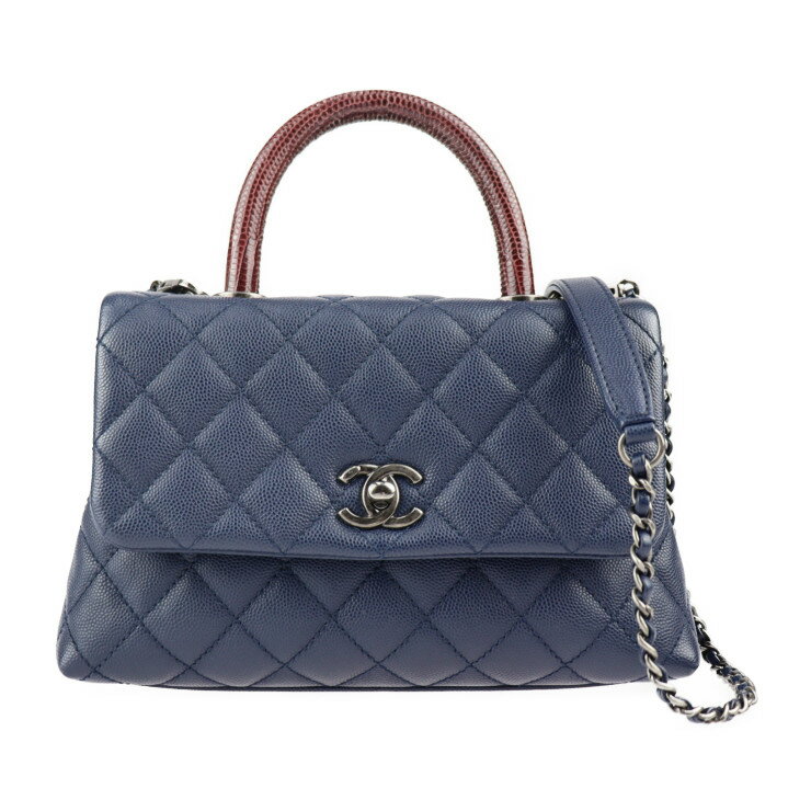 使いやすい♡CHANEL ショッピングバッグ ポーチ付き 2WAY 楽天市場】chanel ショッピングバッグ(カラーネイビー