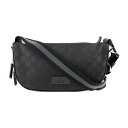 超美品 GUCCI グッチ GGナイロン ウエストバッグ 449182 レザー ナイロン ブラック シルバー金具 ボディバッグ ヒップバッグ【本物保証】【中古】