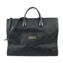 美品 GUCCI グッチ Off The Grid オフザグリッド GGナイロン トートバッグ 630353 ナイロン レザー ブラック 2WAY ショルダーバ...