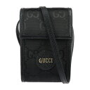 新品未使用展示品 GUCCI グッチ ミニバッグ Off The Grid オフザグリッド ショルダーバッグ 625599 GGナイロン×レザー ブラック ポシェット ポーチ【本物保証】【中古】