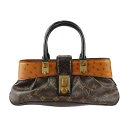 美品 LOUIS VUITTON ルイ ヴィトン ドーラ モノグラムワルツ ハンドバッグ M95089 PVC オーストリッチ×パイソン×リザード×レザー ブラ...