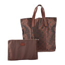 美品 LOUIS VUITTON ルイ ヴィトン カバ エスカパード モノグラム トートバッグ M56710 ナイロン レザー ブラウン系 ポーチ付き ビトン【...