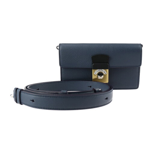 新品未使用展示品 Maison Margiela メゾン マルジェラ NEW LOCK Horizontal ニュー ロック ホリゾンタル ショルダーバッグ SB1WD0002 キャンバス レザー ヤギ革 ホワイト ネイビー系 シルバー金具 2WAY クラッチバッグ クロスボディ ポシェット ヤギ革【本物保証】【中古】 新品未使用展示品 Maison Margiela メゾン マルジェラ NEW LOCK Horizontal ニュー ロック ホリゾンタル ショルダーバッグ SB1WD0002 キャンバス レザー ヤギ革 ホワイト ネイビー系 シルバー金具 2WAY クラッチバッグ クロスボディ ポシェット ヤギ革【本物保証】【中古】