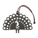 超美品 HERMES エルメス バッグチャーム Petit H プティアッシュ その他小物 - トゴ シルク パープル グレー ピーコック クジャク 孔雀【本物...