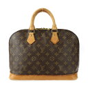 LOUIS VUITTON ルイ ヴィトン アルマ PM ハンドバッグ M53151 モノグラムキャンバス レザー ブラウン ゴールド金具 ビトン【本物保証】【...