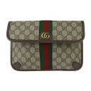 新品未使用展示品 GUCCI グッチ GG スモール ベルトバッグ オフィディア ウエストバッグ 752597 GGスプリームキャンバス レザー ベージュ エボ...
