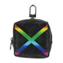 美品 LOUIS VUITTON ルイ ヴィトン ビジューサック スクエアーポーチ シャイニー モノグラム ポーチ MP2467 コーティングキャンバス レザー...