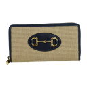 新古未使用展示品 GUCCI グッチ ホースビット 1955 長財布 621889 ヴィンテージキャンバス × レザー ベージュ系 ブラック ゴールド金具 ラウ...