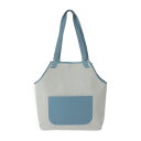 美品 HERMES エルメス ジャルディニエ PM トートバッグ - トワルアッシュ トリヨンクレマンス ナチュラル ブルージーン シルバー金具 ショルダーバッ...