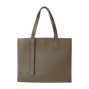 超美品 LOEWE ロエベ バックル ホリゾンタル トートバッグ B692K96X06 カーフレザー ブラウン系 シルバー金具 ショルダーバッグ ハンドバッグ【...