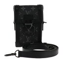 超美品 LOUIS VUITTON ルイ ヴィトン ヴェルティカル トランク ウェアラブル ウォレット モノグラム エクリプス ショルダーバッグ M82077 ...