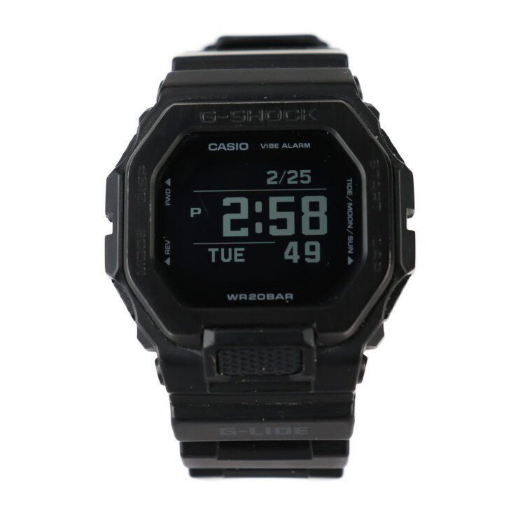 CASIO カシオ G-SHOCK G-LIDE Gショック Gライド 腕時計 GBX-100NS-1JF ステンレススチール 樹脂系 ブラック デジタル【本物保証】【中古】