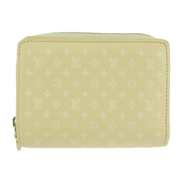 美品 LOUIS VUITTON ルイ ヴィトン ポルトフォイユ ルー ナノグラム 二つ折り財布 M