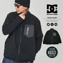 DC SHOES ディーシーシューズ フリース ボア ジャケット アウター メンズ スケーター ストリート ファッション シンプル ロゴ ROGUE POLAR FLEECE ADYPF03011