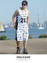 セットアップ メンズ 大きいサイズ 夏 ブランド バスパン バスケットボール パンツ メッシュ生地 b系 ファッション ダンス 衣装　ヒップホップ スポーツ おうちコーデ 3