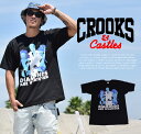 CROOKS&CASTLES クルックス＆キャッスルズ 半袖 Tシャツ メンズ B系 ファッション メンズ ヒップホップ ストリート系 ファッション