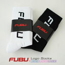 FUBU フブ クルーソックス メンズ ロング ブラック ホワイト FREE B系 ファッション HIPHOP ヒップホップ Y2K FAM-42903(4)