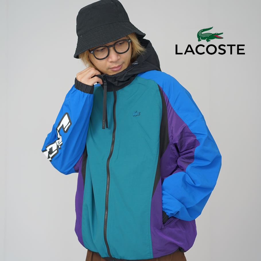 ラコステ アウター メンズ LACOSTE ラコステ ナイロンジャケット メンズ ナイロン ロゴ ワニ ストリート ファッション カジュアル アメカジ シンプル 大きいサイズ BH0552