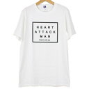 TOUCH AND GO HEART ATTACK MAN T-Shirts  タッチアンドゴー Tシャツ メンズ ホワイト ビースティボーイズ HIP HOP MTV Raps 送料無料 楽天 通販 