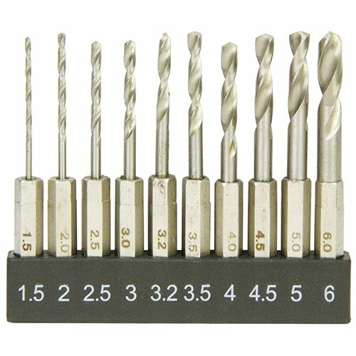 Rakuten - E−Value　ショート鉄工ドリルセット　ESTD-10HEX