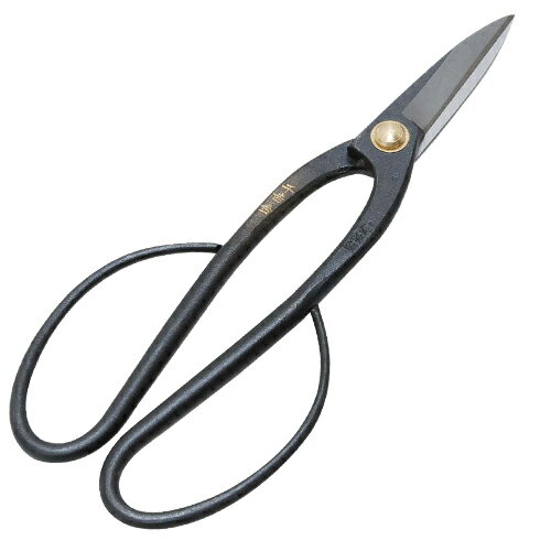 千吉　金　足長盆栽鋏　200MM