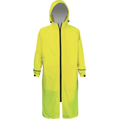 K-WORK リュックレインコート イエロー (1着) 品番:W-70-YL