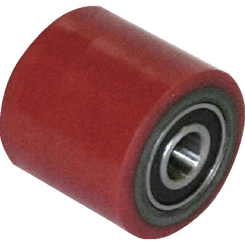 TRUSCO THP20ーSCD用ロードローラーアッセンブリーφ70×70 ベアリング入りウレタンキャスター (1個) 品..